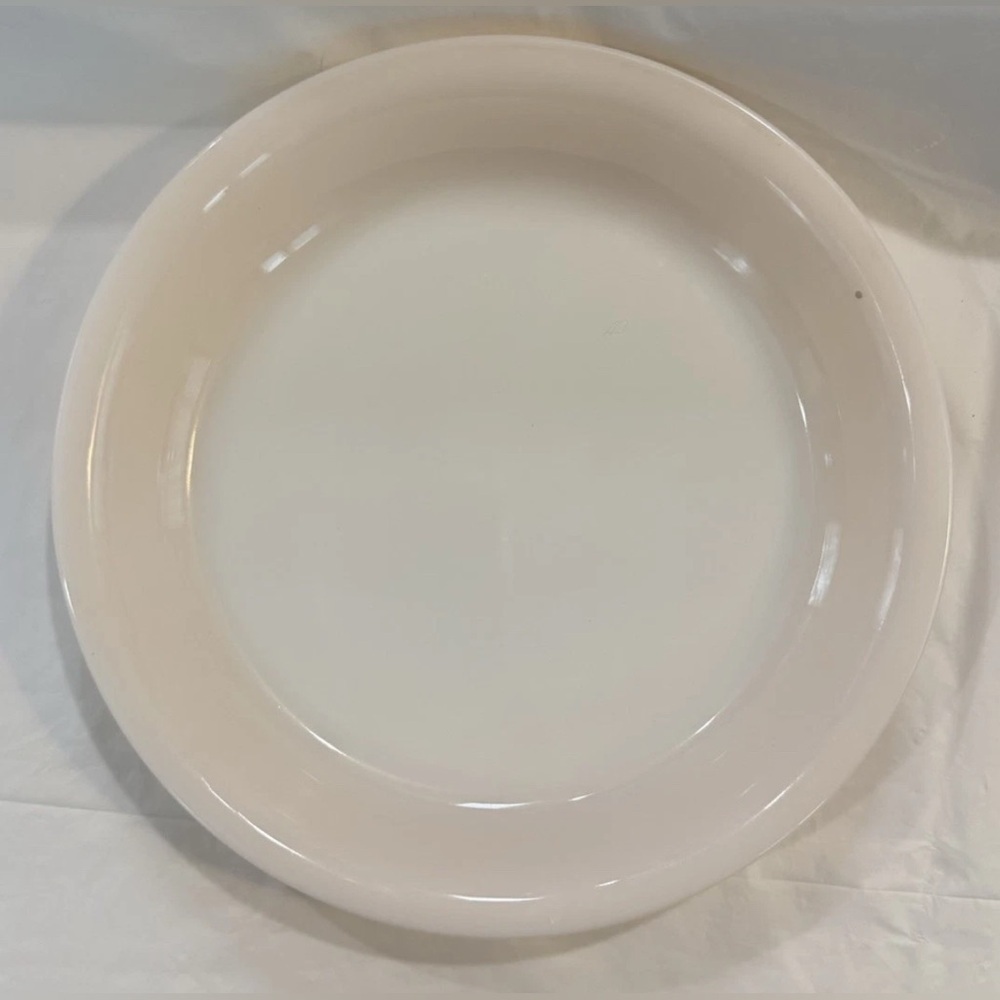 Vintage Peach Luster Ware Anchor Hocking Fire King Pie Pan Plate 9" #460 - Picture 2 of 5